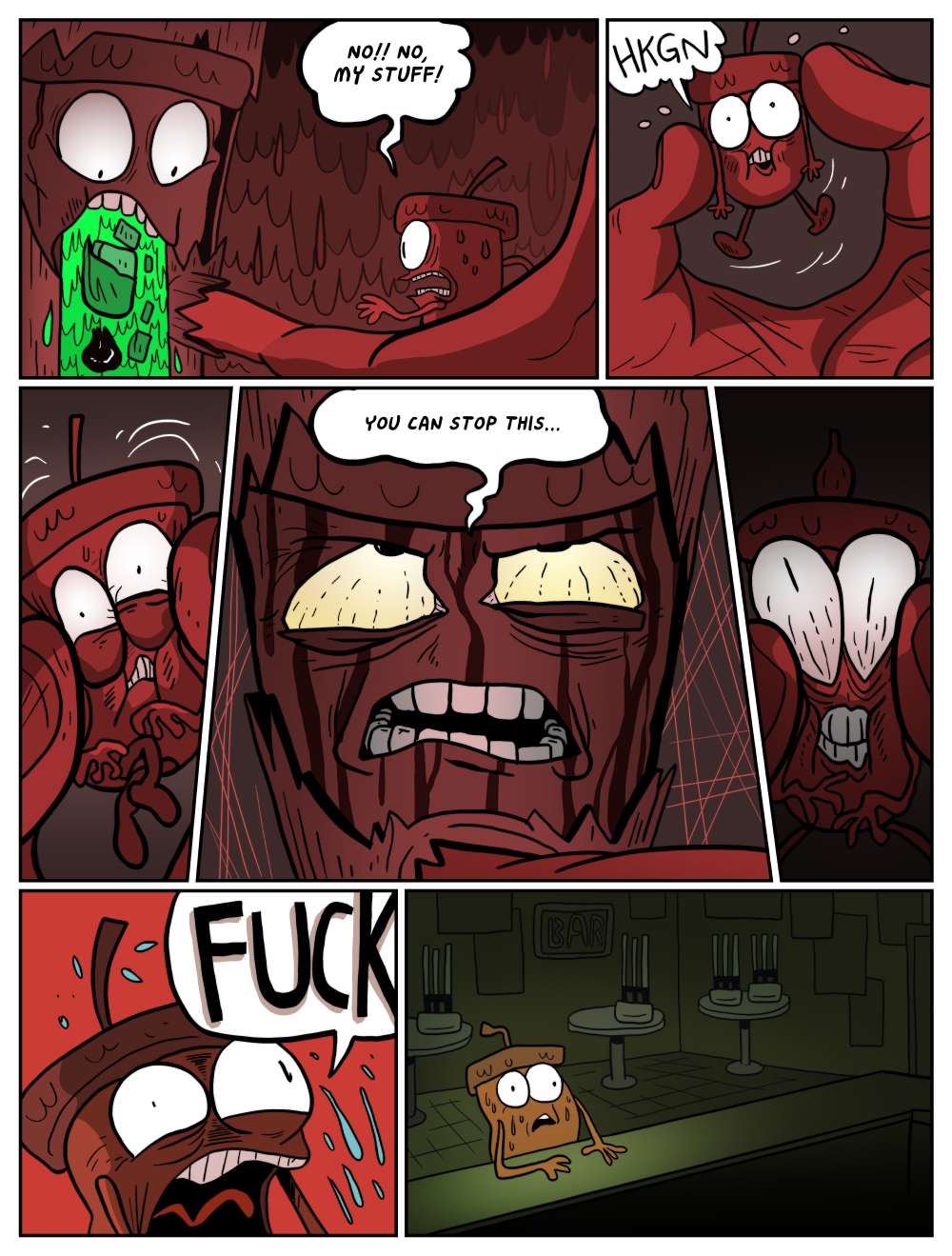 the pain was so real it might as well have been exactly what happened