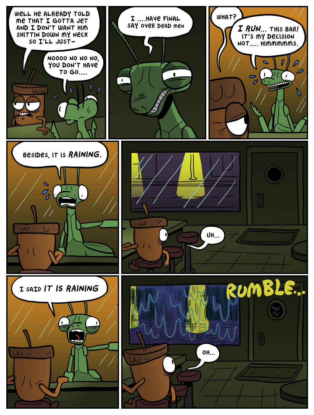 Oh I forgot to add rain, thanks for reminding me.