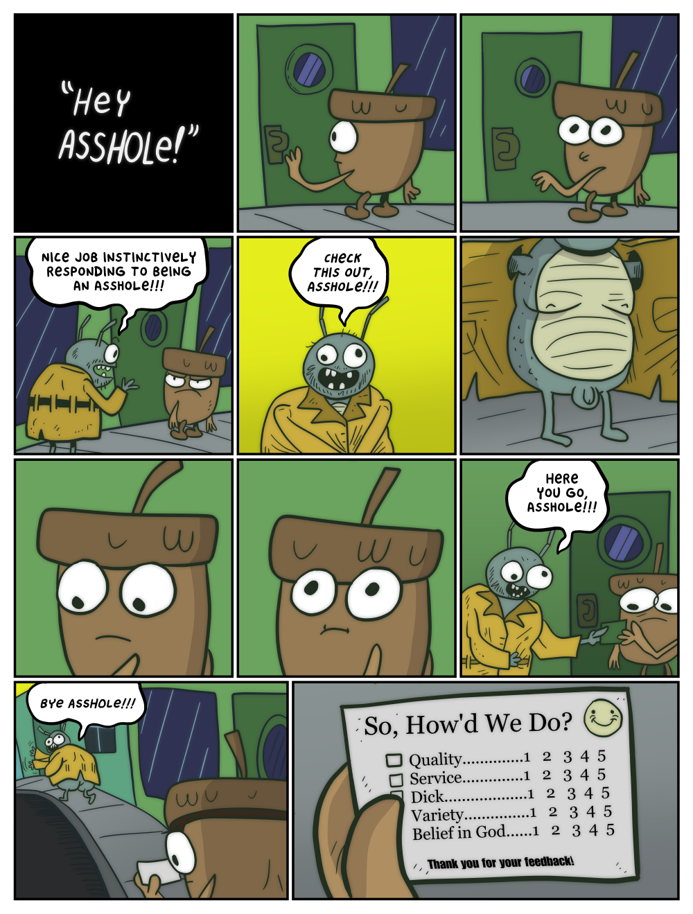 You come for the weird conspiracy, you stay for the bug dick.