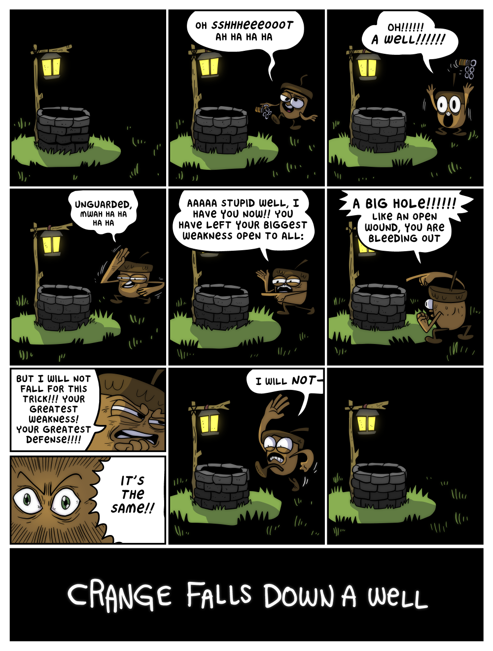 Did you catch the license number of the well that hit me