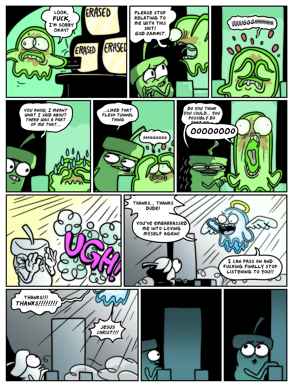 i slimed myself, ray