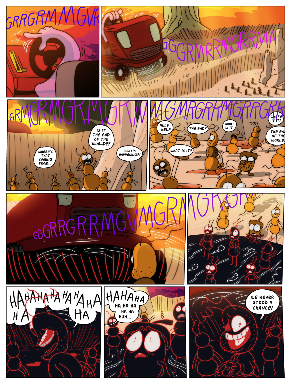 Now, now! Don't run out of breath 