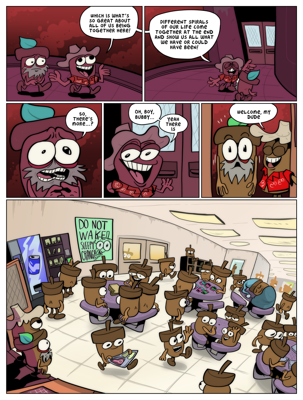 don't wake sleepy crange