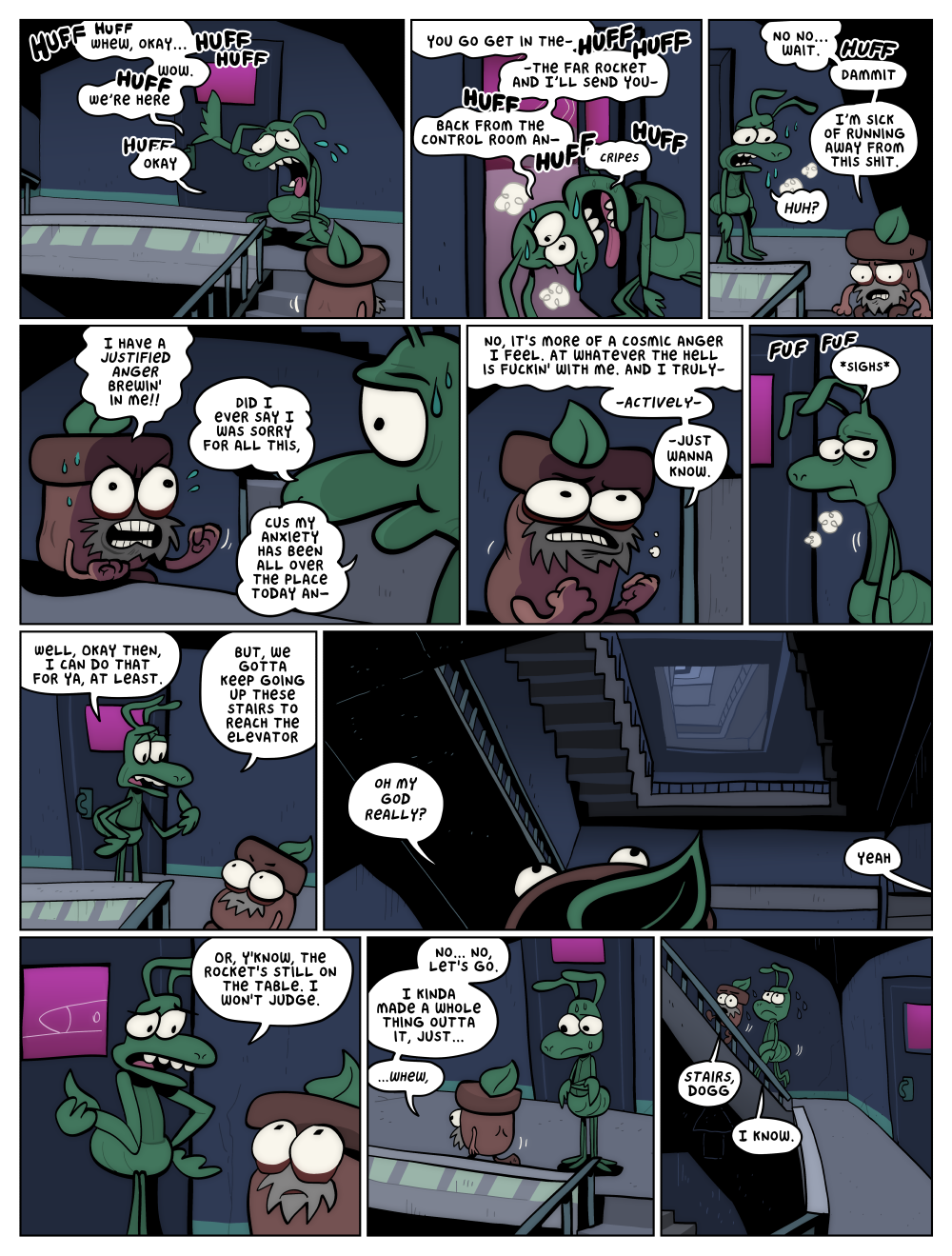 *three floors later* man, fuck this. send me home